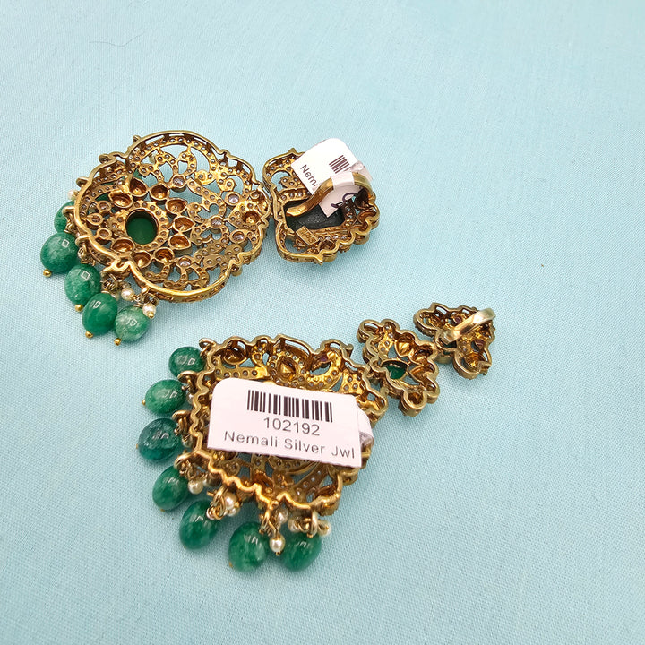 Green Victorian Pendants
