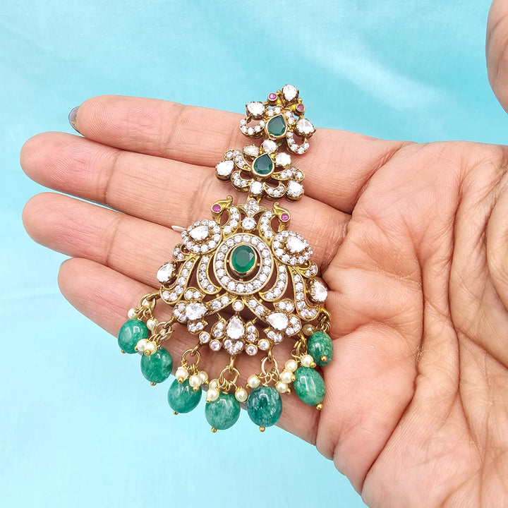 Green Victorian Pendants