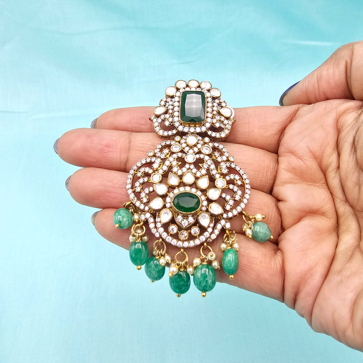 Green Victorian Pendants