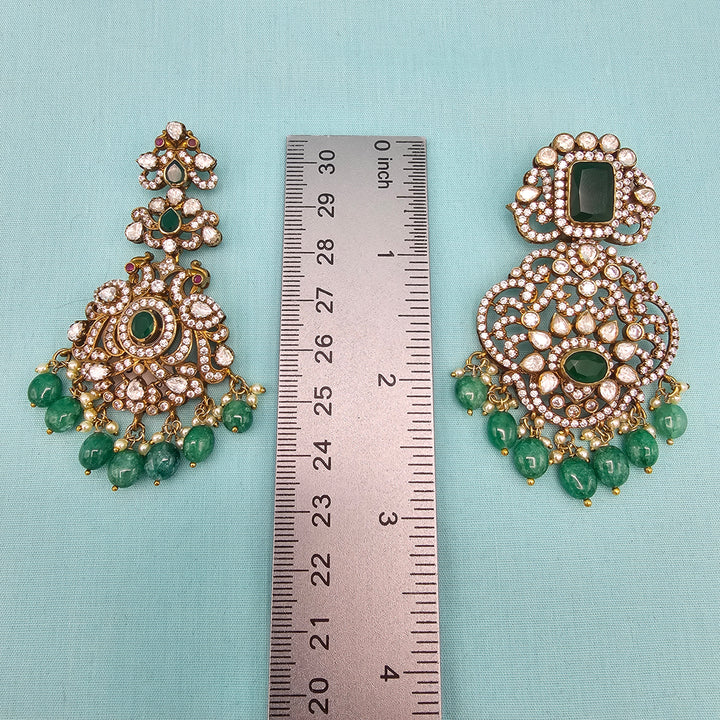 Green Victorian Pendants