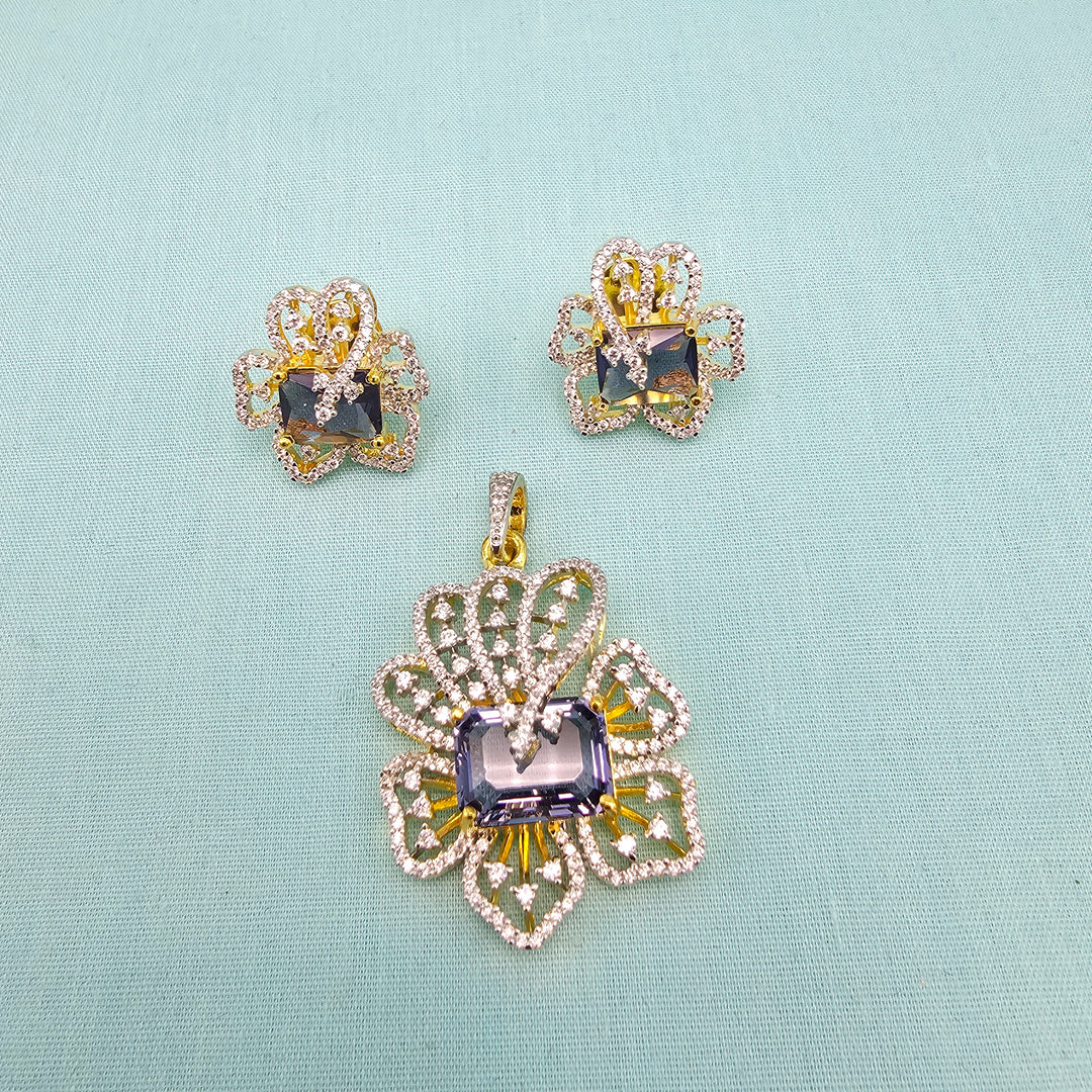 Amethyst Pendant set