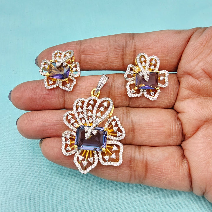 Amethyst Pendant set