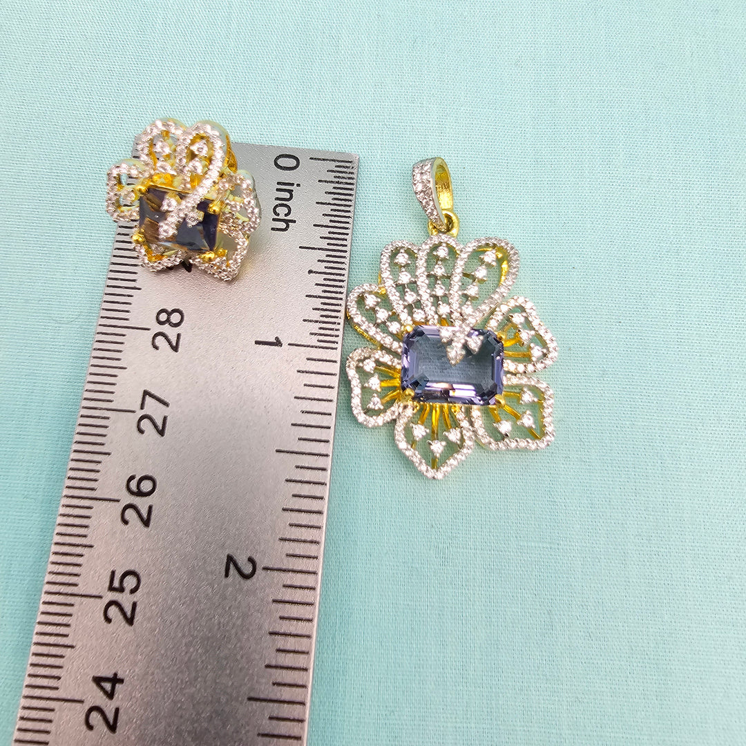 Amethyst Pendant set