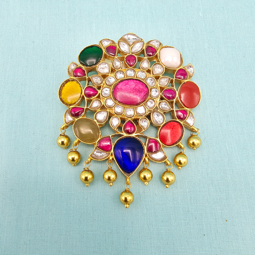 Navratna Kundan Pendant