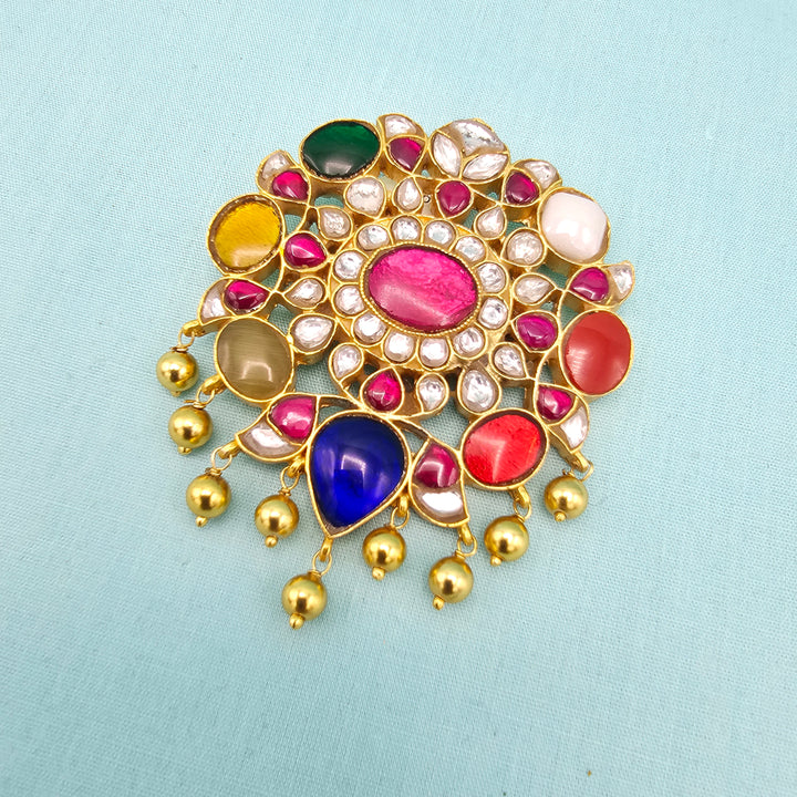 Navratna Kundan Pendant