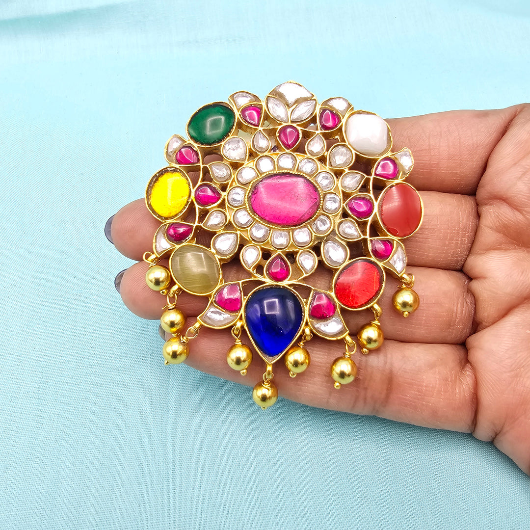 Navratna Kundan Pendant