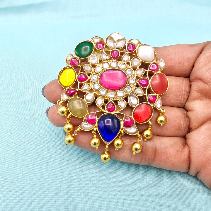 Navratna Kundan Pendant