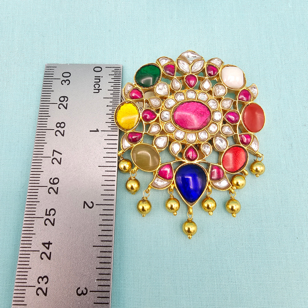 Navratna Kundan Pendant