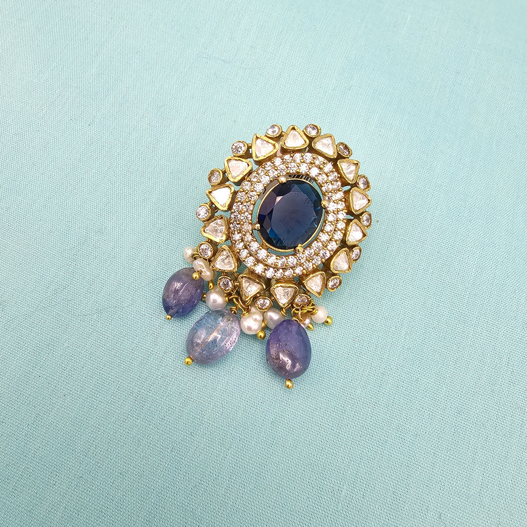 Tanzanite and sapphire