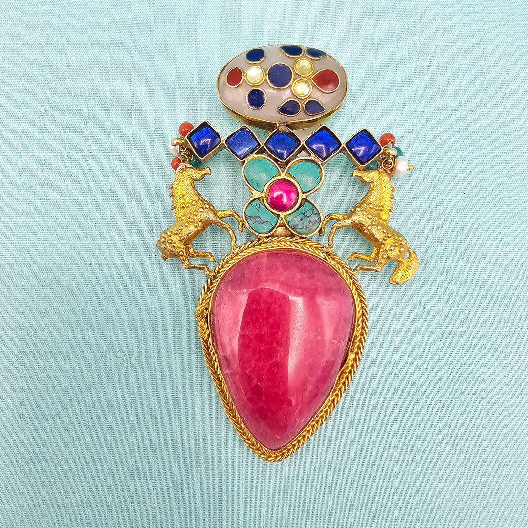 Fusion Kundan Pendant