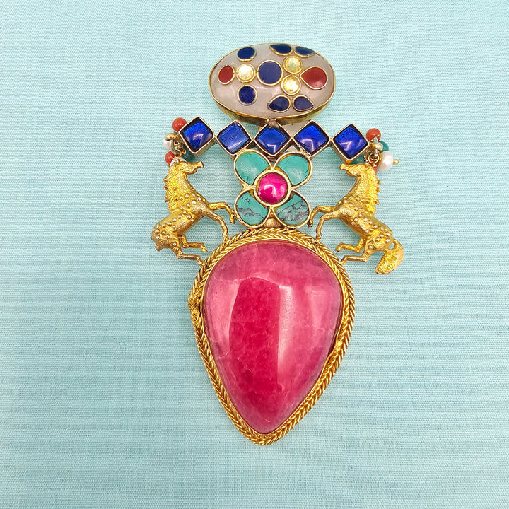 Fusion Kundan Pendant