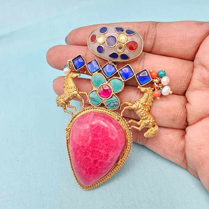 Fusion Kundan Pendant