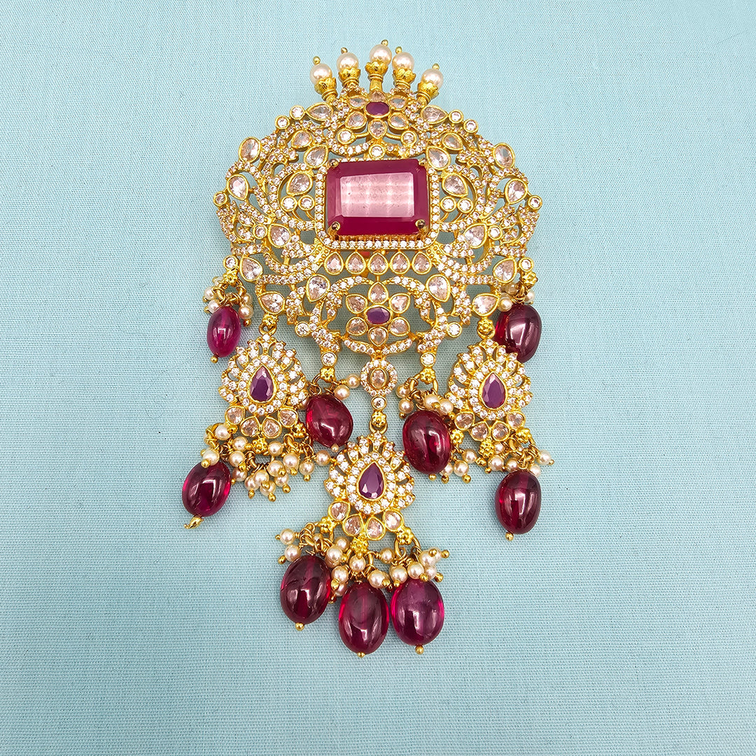 Ruby CZ Pendant