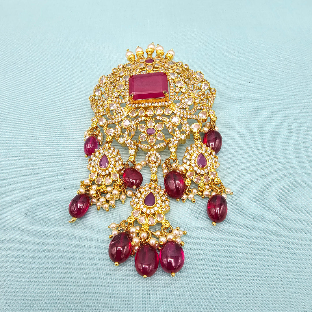 Ruby CZ Pendant