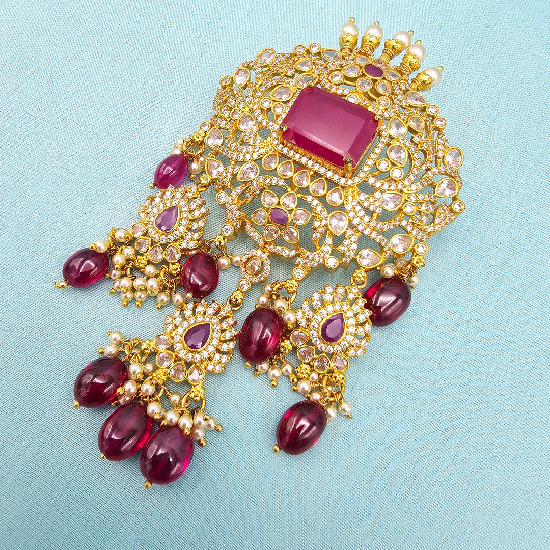 Ruby CZ Pendant