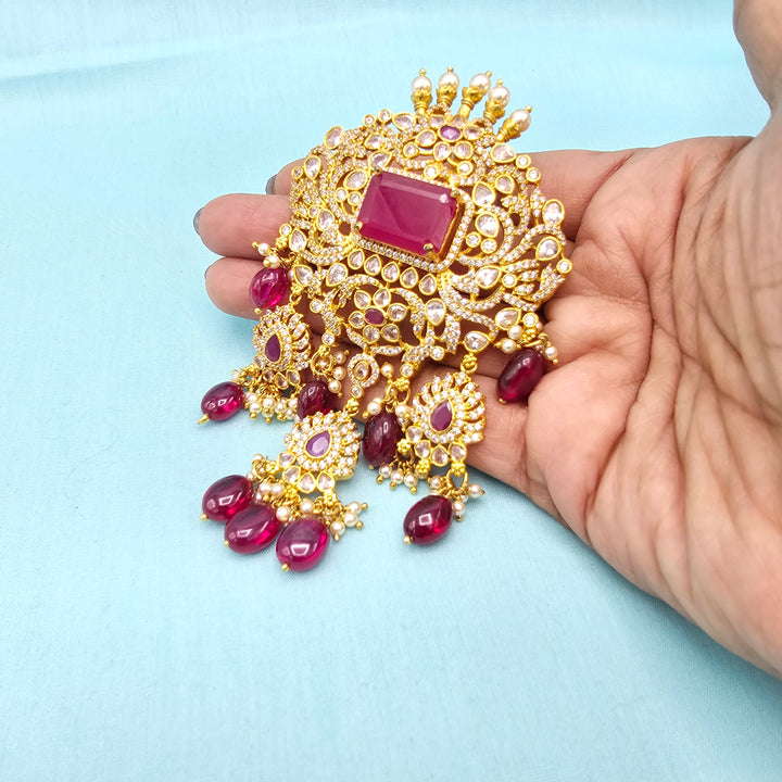 Ruby CZ Pendant