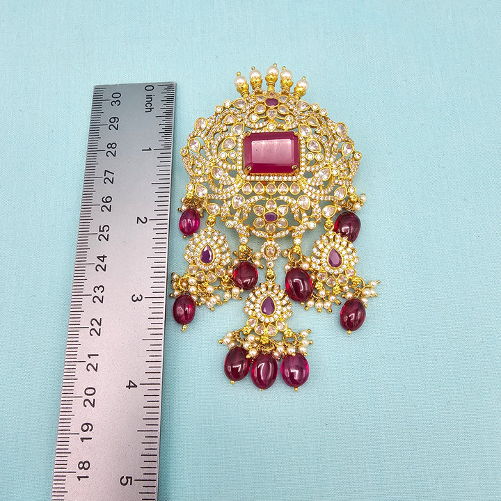Ruby CZ Pendant