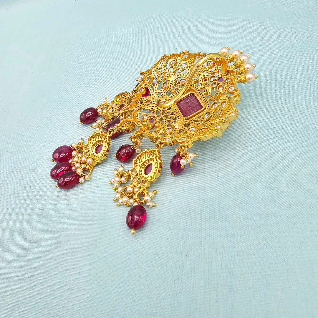 Ruby CZ Pendant