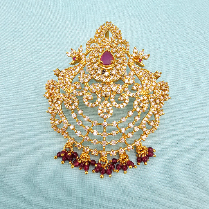 CZ Ruby Pendant