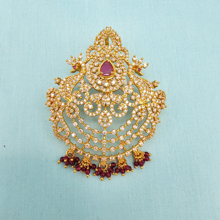 CZ Ruby Pendant