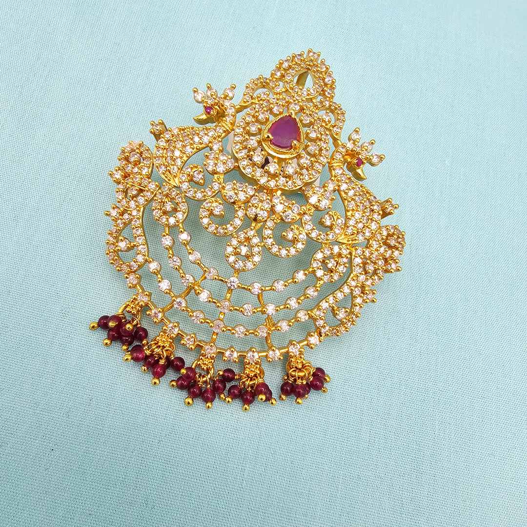 CZ Ruby Pendant