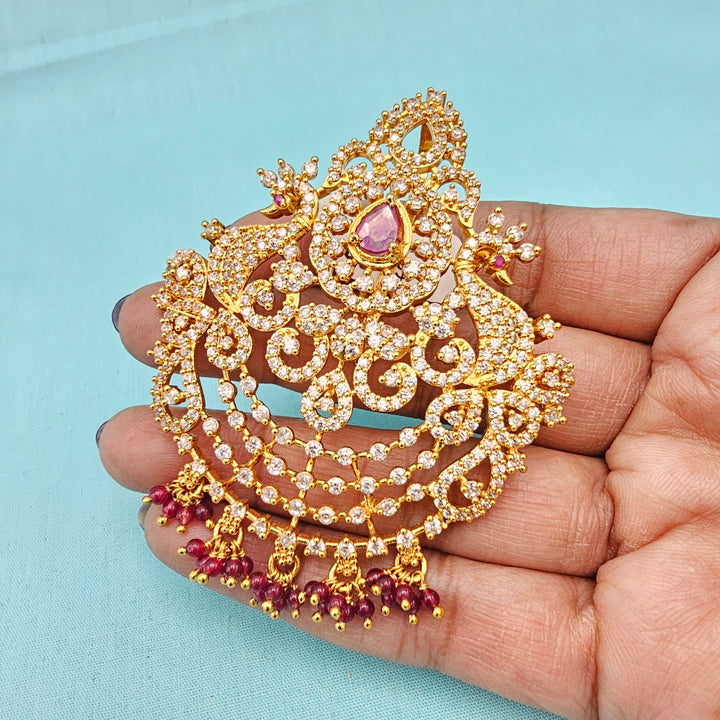 CZ Ruby Pendant