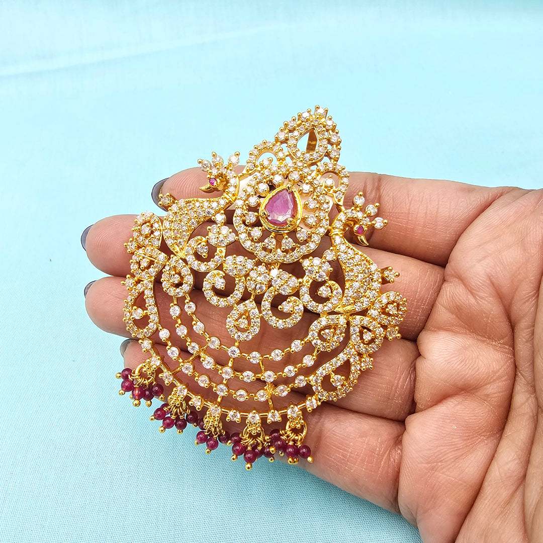 CZ Ruby Pendant