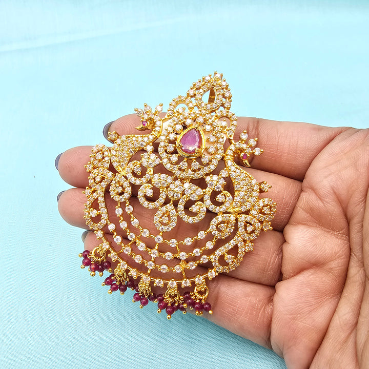 CZ Ruby Pendant