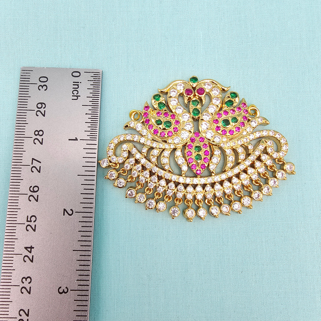 CZs Swan Pendant