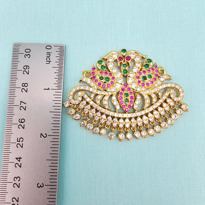 CZs Swan Pendant