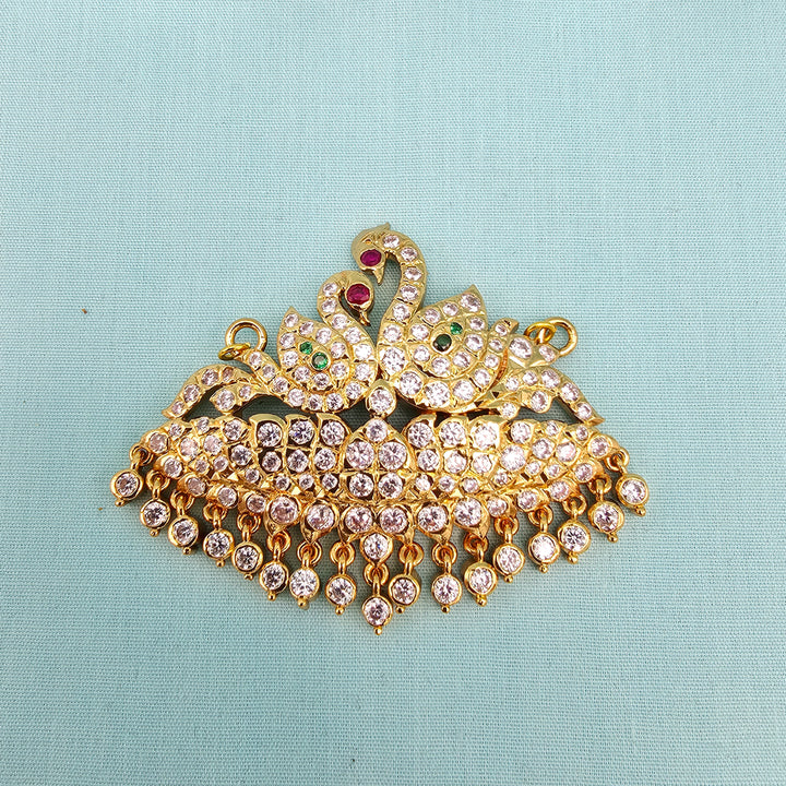 CZs Swan Pendant