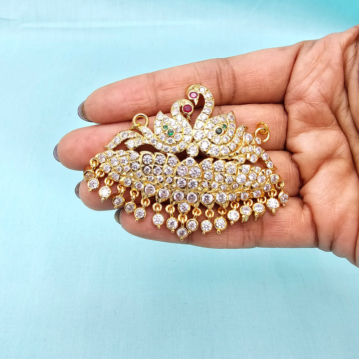 CZs Swan Pendant