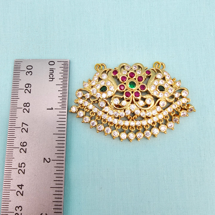 CZ Swan Pendant