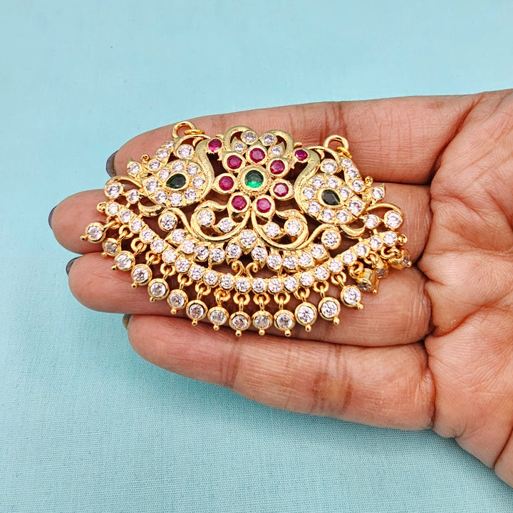 CZ Swan Pendant