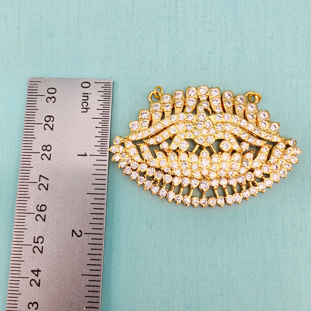 CZ Swan Pendant