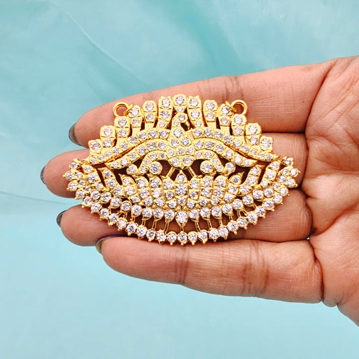 CZ Swan Pendant