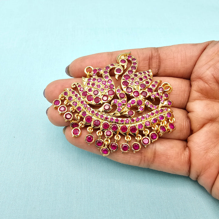 Ruby Swan Pendant