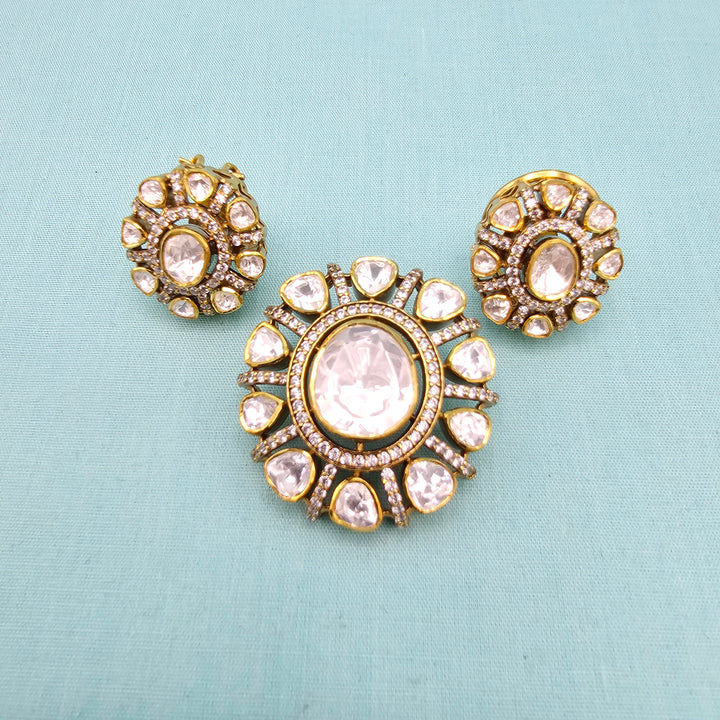 Moissanite Pendant set