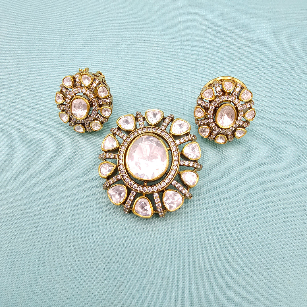 Moissanite Pendant set
