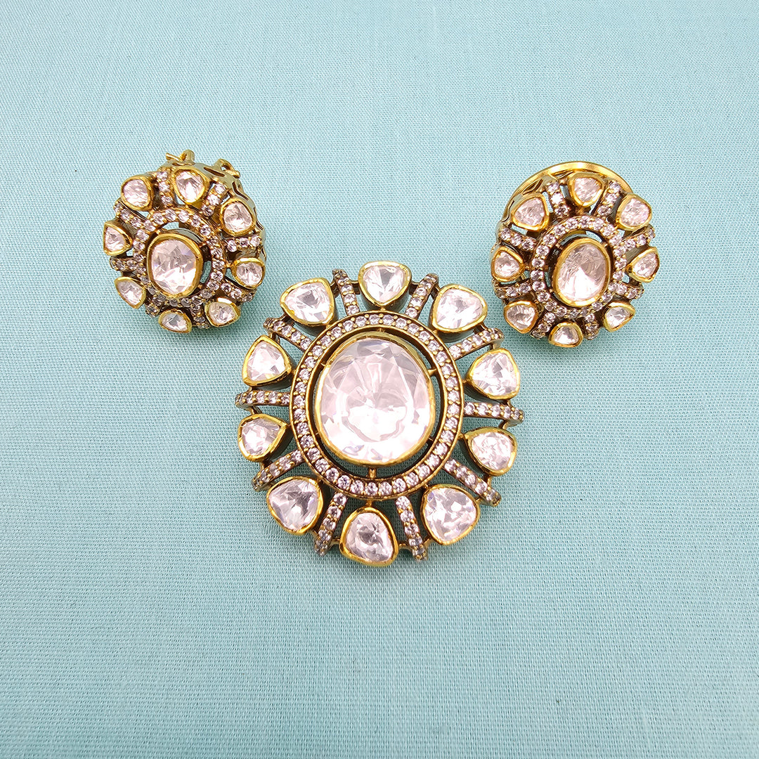 Moissanite Pendant set