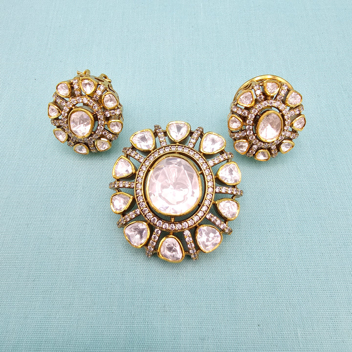 Moissanite Pendant set