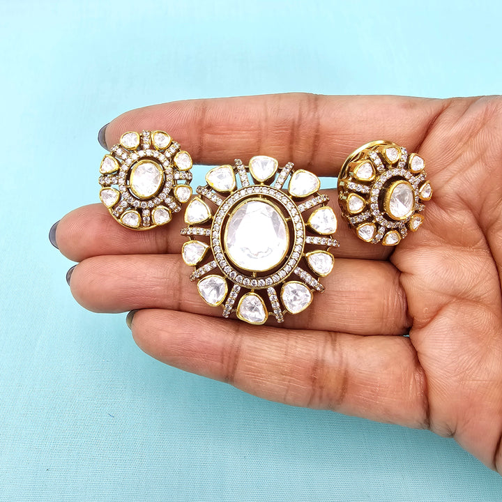 Moissanite Pendant set