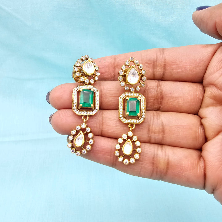 Mozo Emerald Pendant set