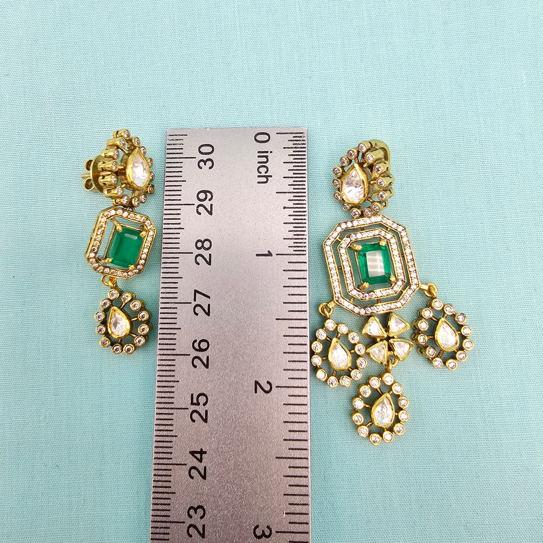 Mozo Emerald Pendant set