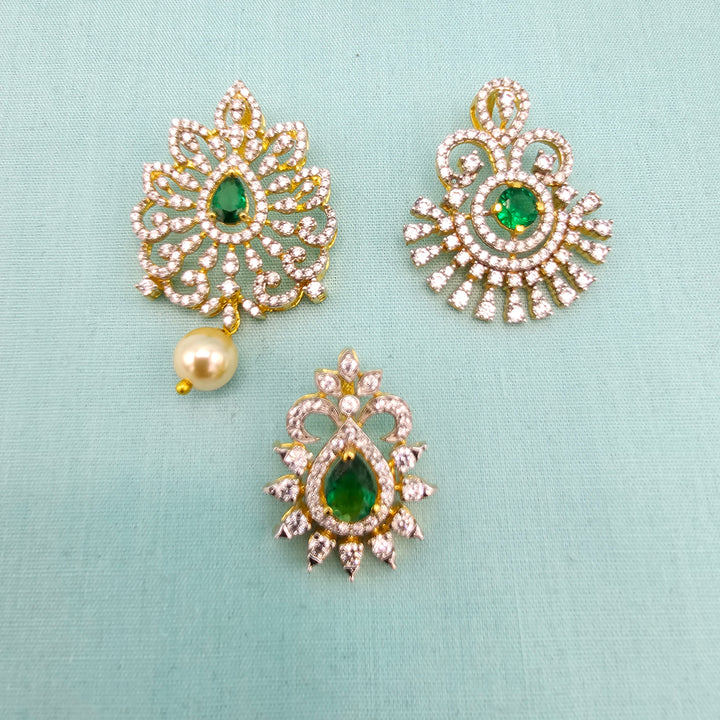 AAA+ CZ pendant set