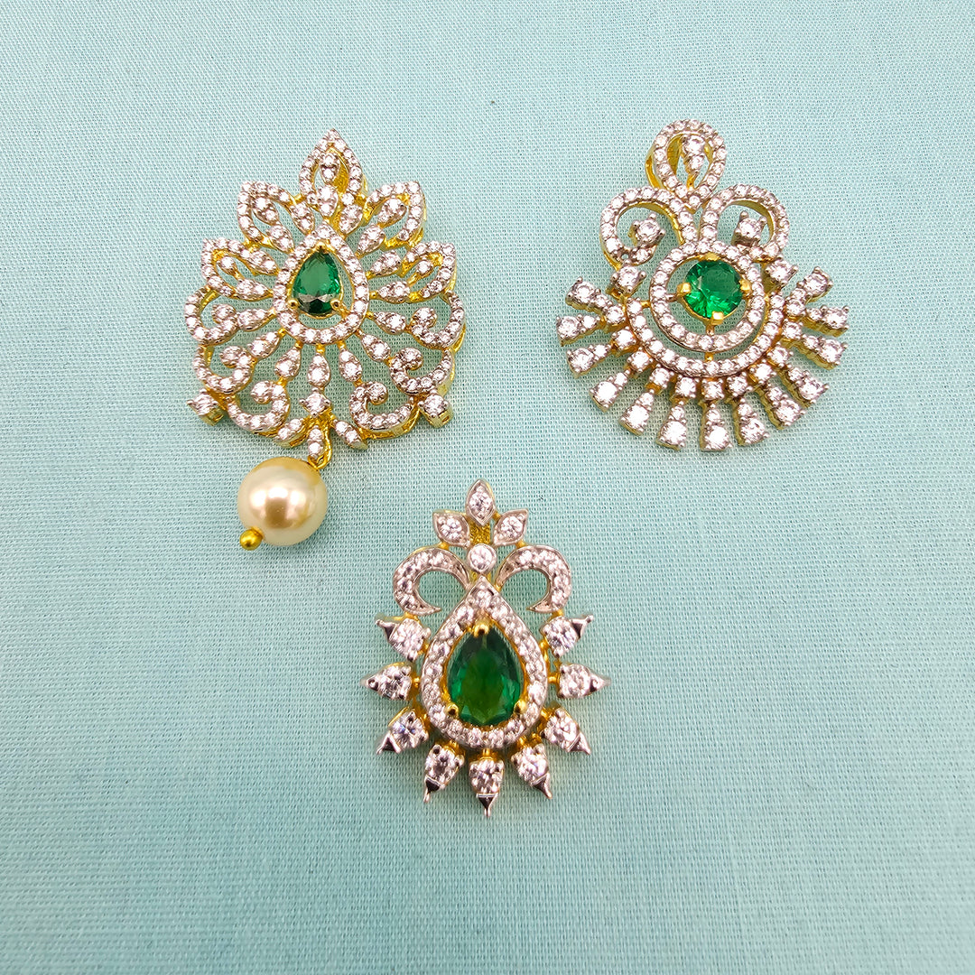 AAA+ CZ pendant set