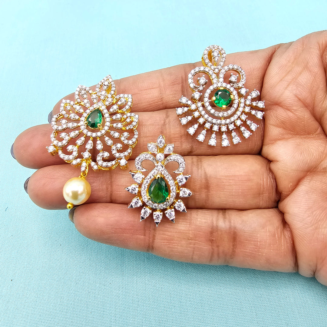 AAA+ CZ pendant set