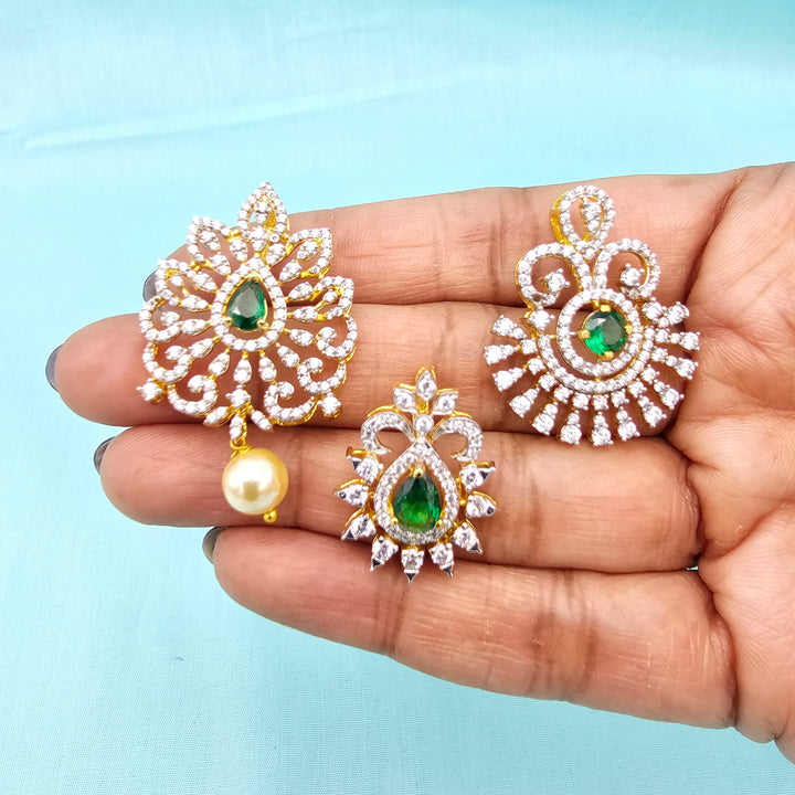 AAA+ CZ pendant set