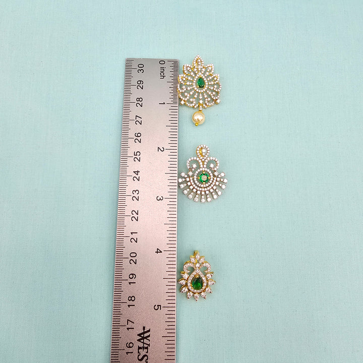AAA+ CZ pendant set