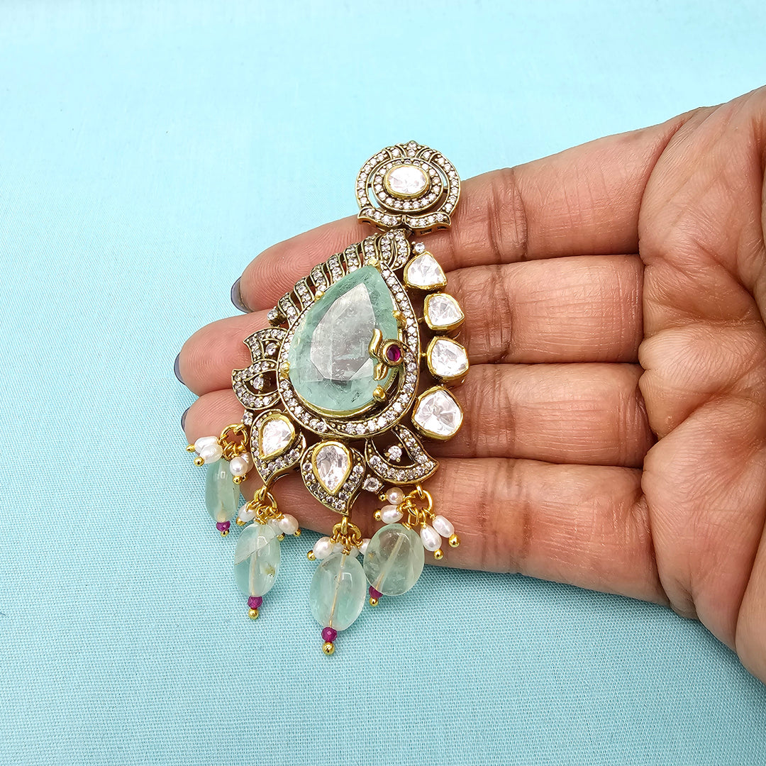 Russian Emerald Pendant set